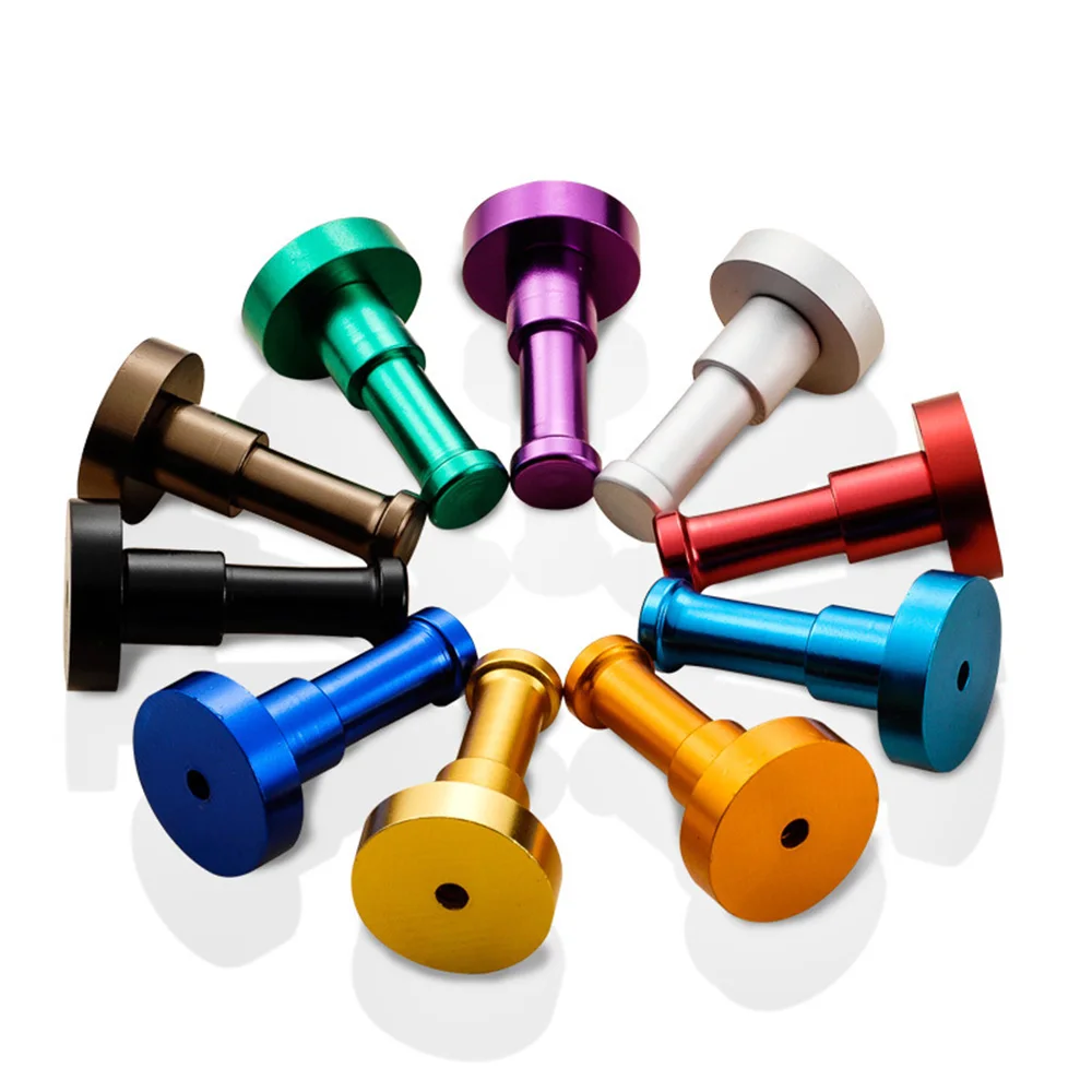 Настенная вешалка для одежды с алюминиевой отделкой карамельных цветов крючок