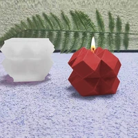 mini diamond cube silicone candle mold for diy handmade aromatherapy candle plaster ornaments soap mould handicrafts making tool