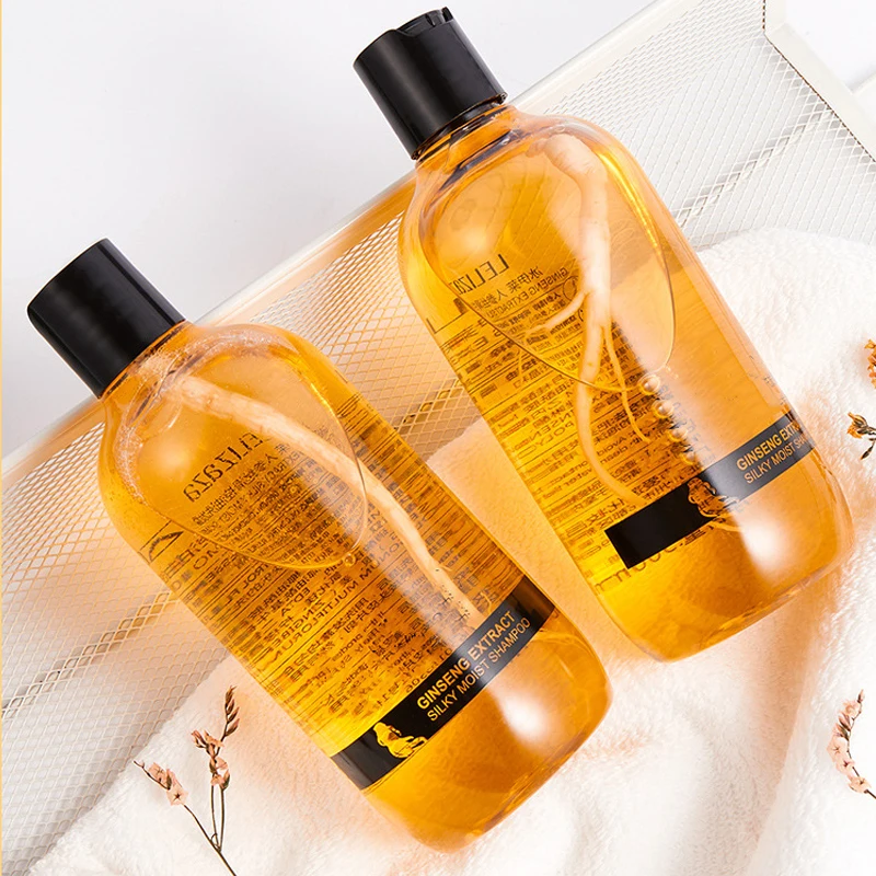 

Ginseng Extract Hair Shampoo Oil Control Moisturizing Nourishing Anti Dandruff Prevent Hair Loss Professional Hair Care 500ML