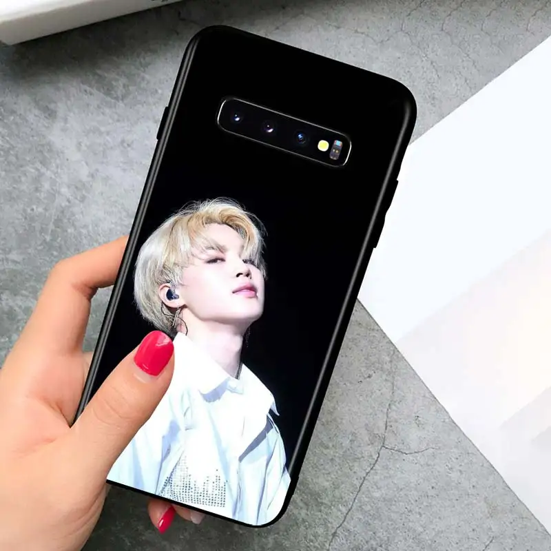 

Park Jimin K Pop for Samsung Galaxy S21 Ultra Plus Note 20 10 9 8 S10 S9 S8 S7 S6 Edge Plus Black Phone Case