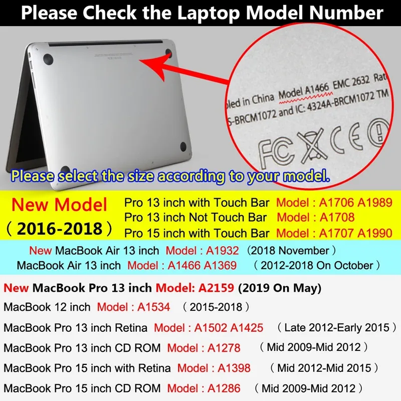 Матовый чехол для ноутбука 13 16 15 4 2020 дюймов Macbook Air Pro Retina 3 12 11 6 дюйма A1708 защитный