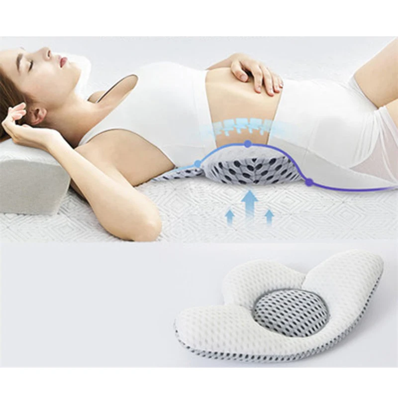 

Lumbar Pillow For Sleeping Pregnant Women Side Sleeper Pillow Adjustable 3D Back Support Pillows Sciatic Pain Relief Waist Pad