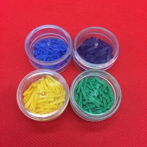 Лучшие одноразовые стоматологические материалы, пластмассовые клинья, 4 цвета, зеленыйсинийфиолетовыйжелтый, 400 шт.