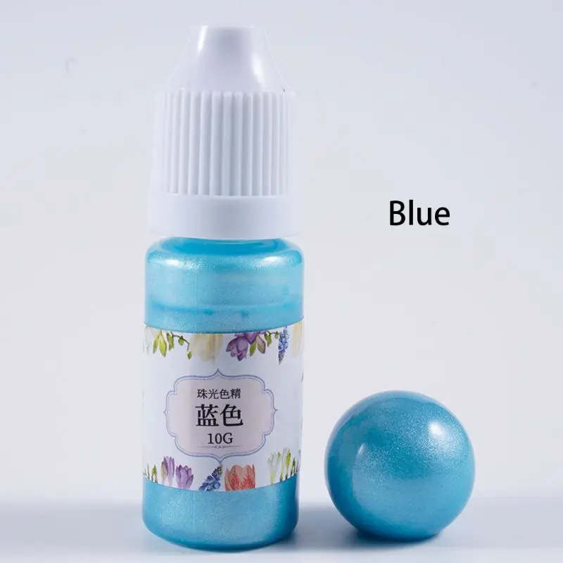 

10G UV Resin Ultraviolet Curing Liquid Pearl-luster Pigment Dye DIY Art Crafts WXTE