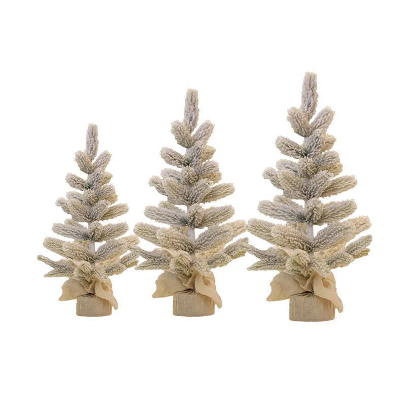 

Christmas ornaments artificial falling snow flocking Christmas tree window counter layout holiday atmosphere decorative tree