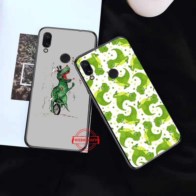 Цветной милый силиконовый чехол 7 Вт с животным динозавром для Xiaomi Redmi 4A 4X 5A 5 Plus S2 6