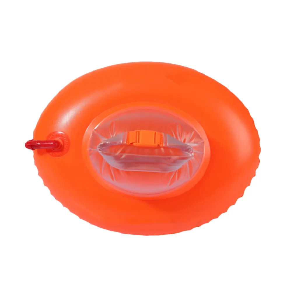 

PVC Swimming Buoy Double Airbags Clothing Drowning Prevention Swimming Float Bag Orange Conspicuous Safety for Swimming Summer