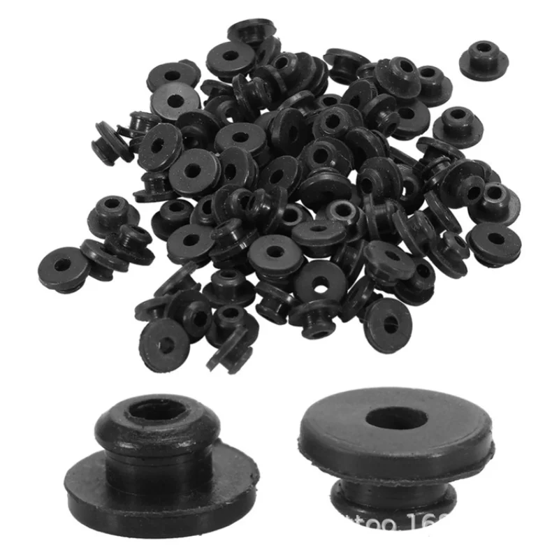 

100pcs "T" Type Tattoo Needle Rubber Grommets Nipples Needle Pad Tattoo Machine Accessory Armature Bar Tools Tattoo Accesories