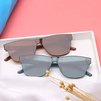 fashion popular rimless small rectangle sunglasses women men 2021 shades glasses uv400 eyewear
