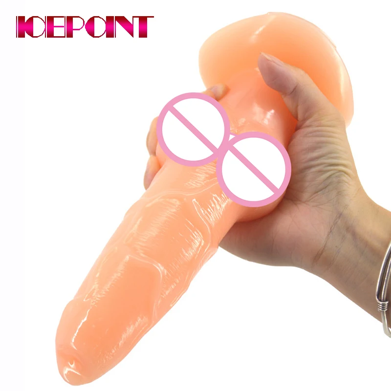 Фаллоимитатор собаки ICEPOINT пробка в виде киски Реалистичный дизайн с всасыванием