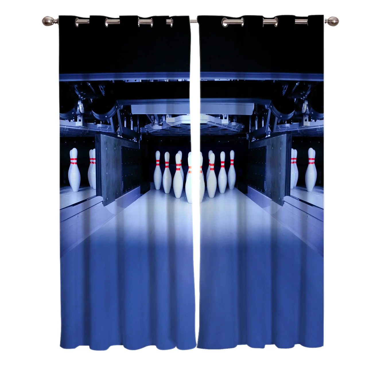 Оконная занавеска Боулинг шар для домашнего декора драпировка Спальни Ткань