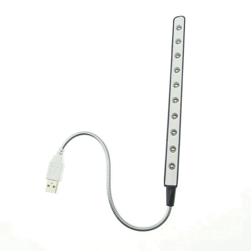 

JUSS FORT USB10 Light Mobile Power Supply Computer Light Eye protection Light Outdoor Lighting LED10 Light Plastic 10 Table Lamp