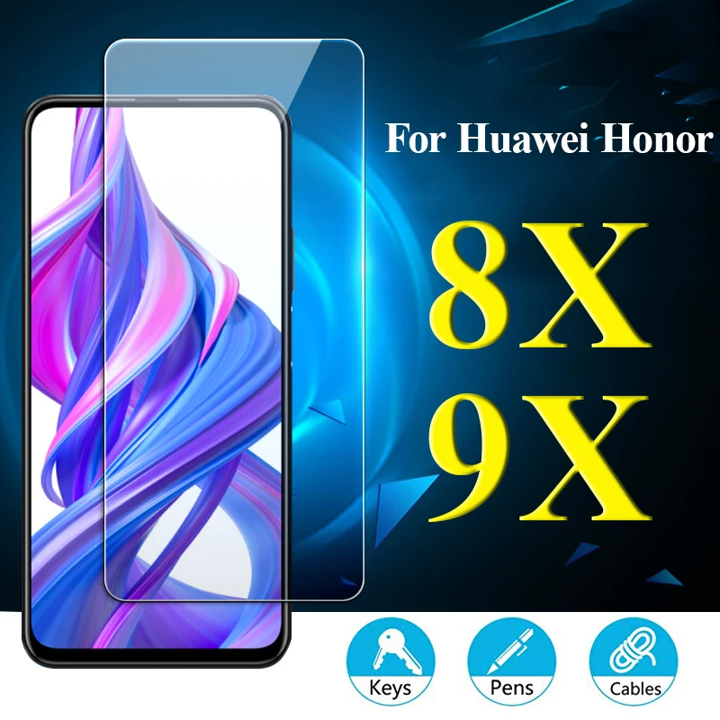 Защитное стекло на Honor 9X экран протектор для huawei Honer 8X8 9 X Закаленное Броня Huawey Hono X9