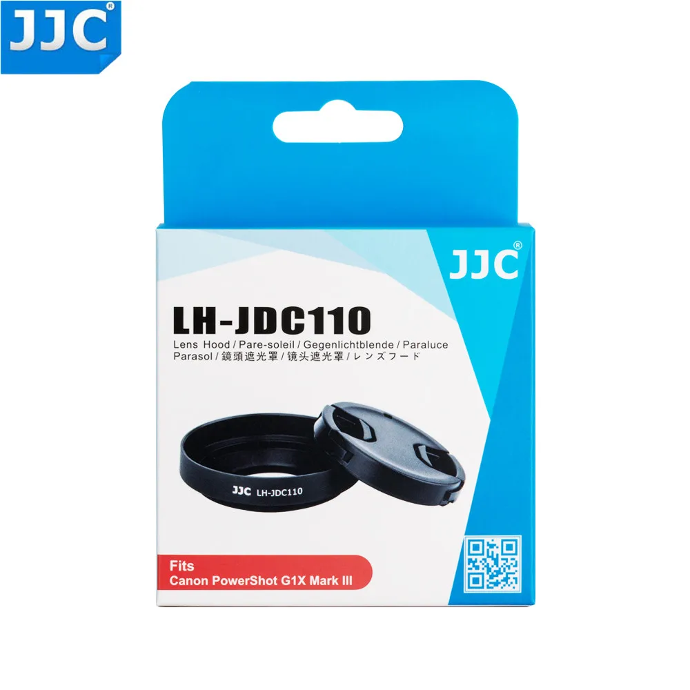 JJC LH JDC110 металлическая бленда объектива камеры для Canon PowerShot G1X Mark III защитная