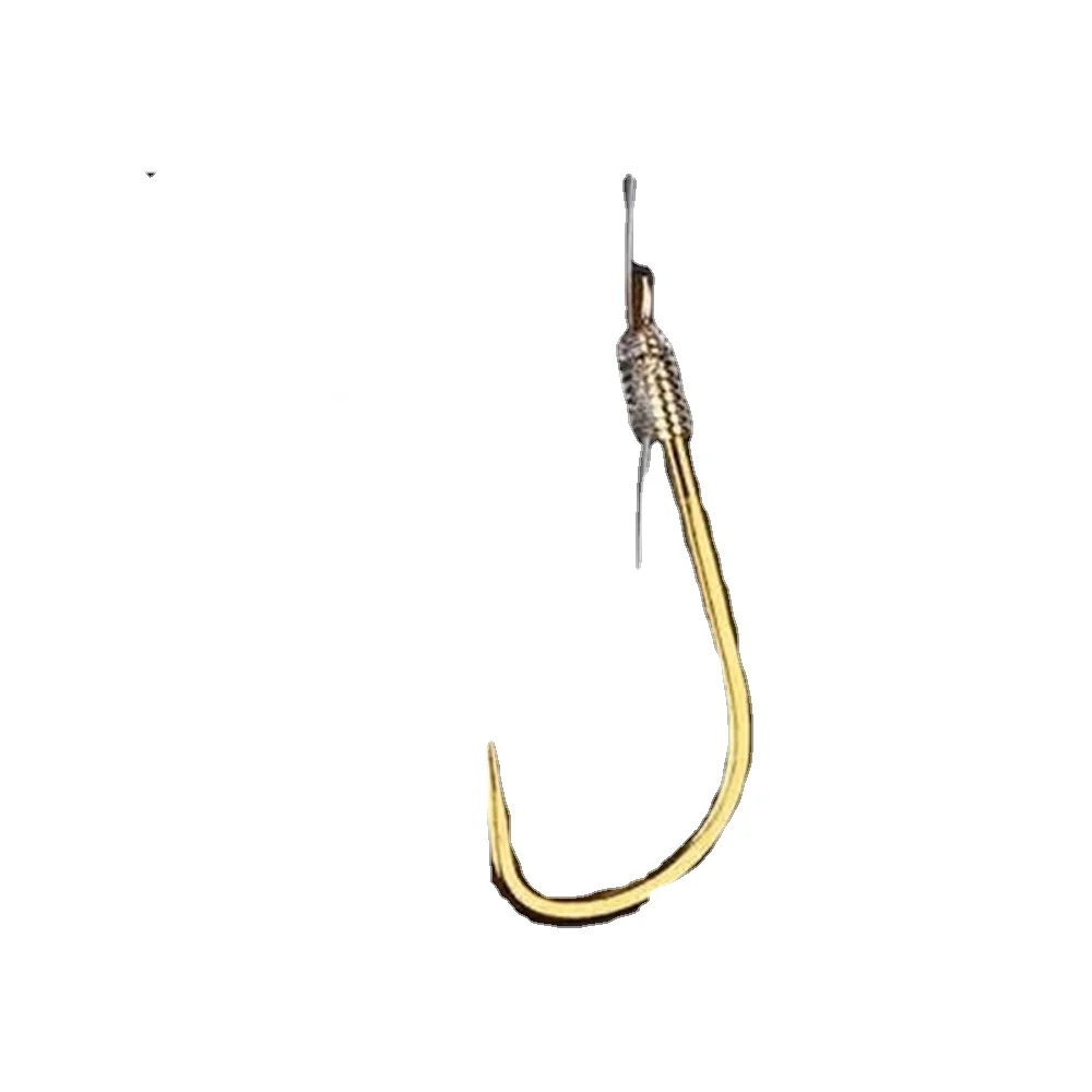 

10 group Fishhooks High Carbon Steel Carp Fishing Hooks With Ring 6-14# Barbed Single Hook With Eye Japan