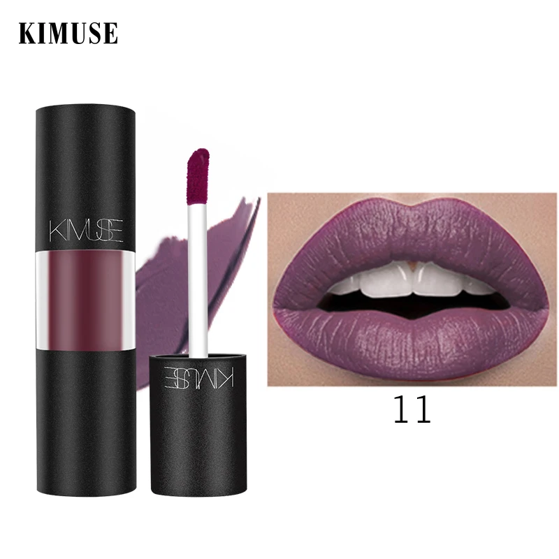 KIMUSE бархатная жидкая губная помада для макияжа стойкий блеск губ прочный