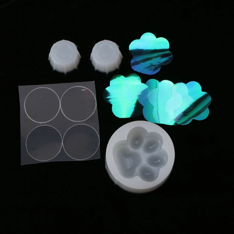 

1 комплект, огромные зеркальные подвески в виде кошки