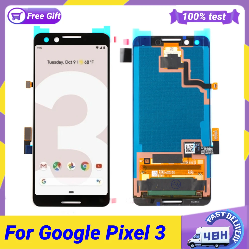 Новый оригинальный AMOLED дисплей для Google Pixel XL 2 2XL 3 3XL 3A 3AXL 4 4XL 4A 5G 5 ЖК-дисплей