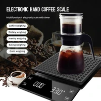 3kg0 1g kitchen electronic scale high precision coffee scale with timing function touch screen household weighing digital scale