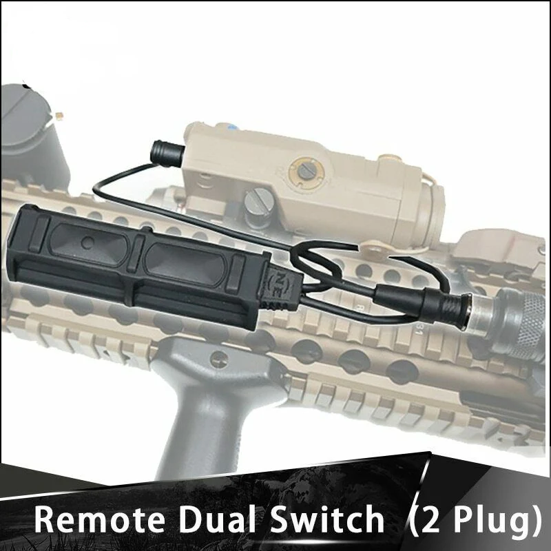Ночь Эволюция дистанционного двойной переключатель (2 Plug) тактический военный