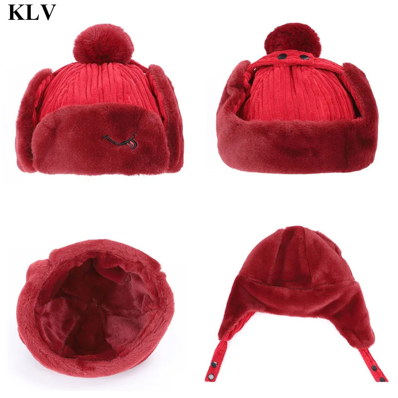 KLV 2019 New Winter Baby Child Hat Kids Boys&ampGirls Beanies Cute Russian Thicken Warm Caps Age for 0-3 Years Old Ushanka | Детская