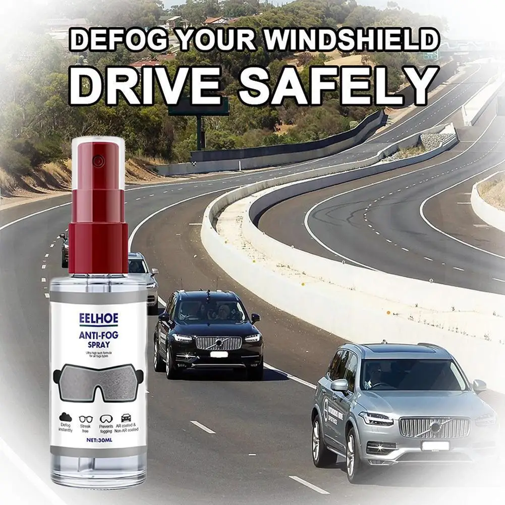 

30/60/100ml Car Front Window Helmet Waterproof Rainproof Accessries Window Glass Goggles For Front Car Spray Anit-fog Mist W5V3