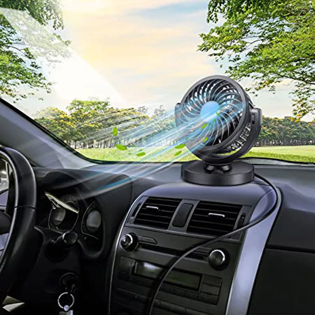 

40# Wind Car Usb Fan Car Air Conditioner Low Noise Mini Fan Rechargeable Fan Air Cooler Portable Halter Fans Travel Mini Fan
