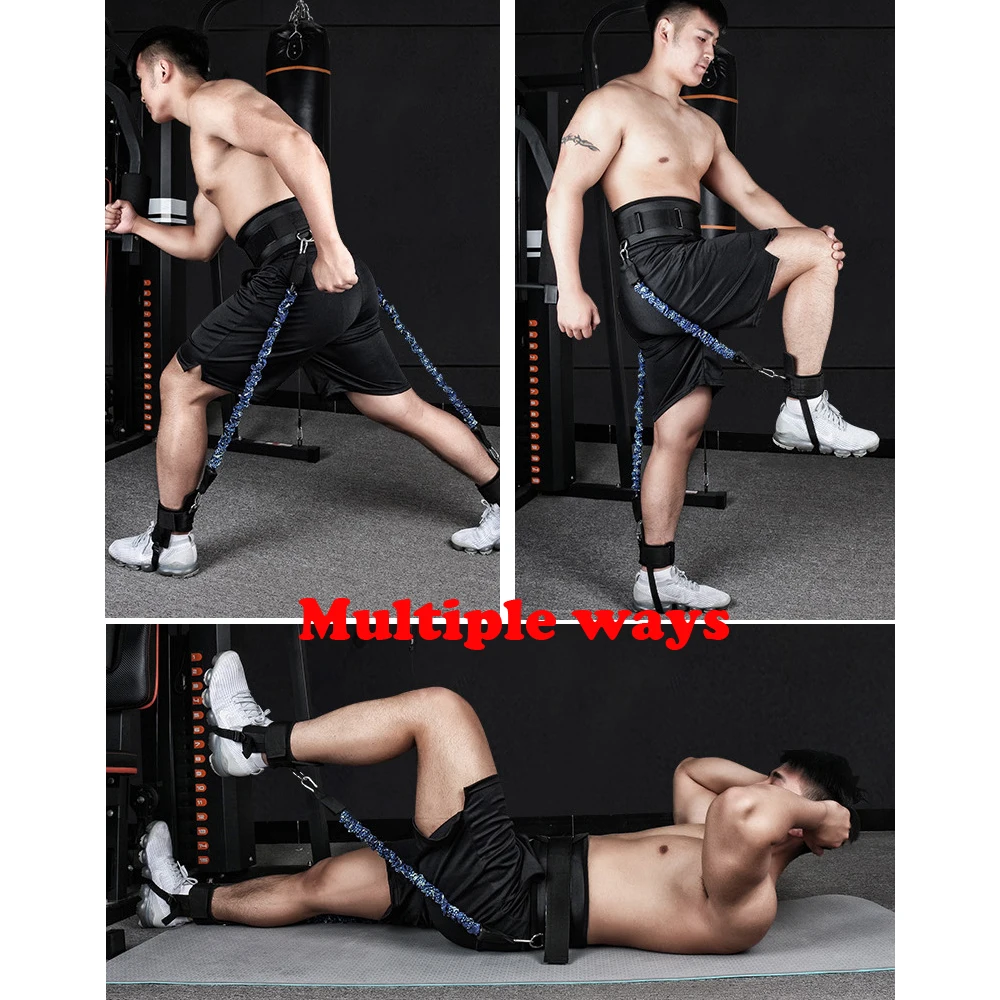 

Jump Training Resistance Band Set TPE Elastic Pull Rope for Running Leg Strength Agility Workout Gym Sport Fitness Equipment