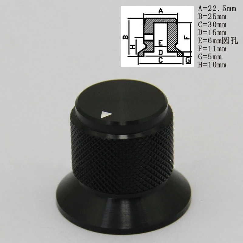 Алюминиевый Регулятор громкости 30*25*6 мм регулятор потенциометра усилитель басов