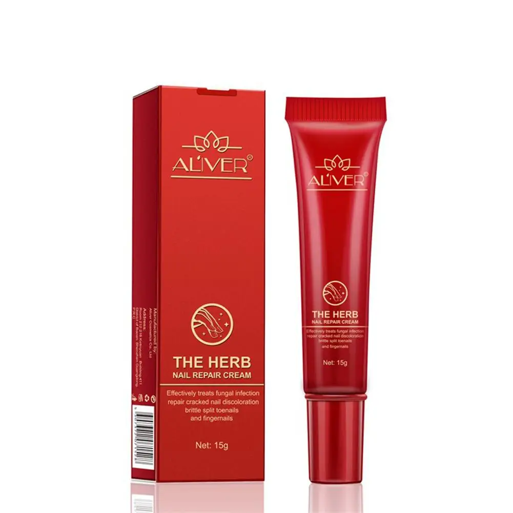 

The Herb Nail Repair Cream Anti Fungal Nail Treatment Essence Cream Nail Foot Toe Nail Fungus Removal Nail Treatments 15g