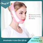 3d-маска CkeyiN для похудения для лица, подтягивающий пояс для лица, ремешок для подтяжки подбородка, дышащий Бандаж для лица, для уменьшения двойного подбородка