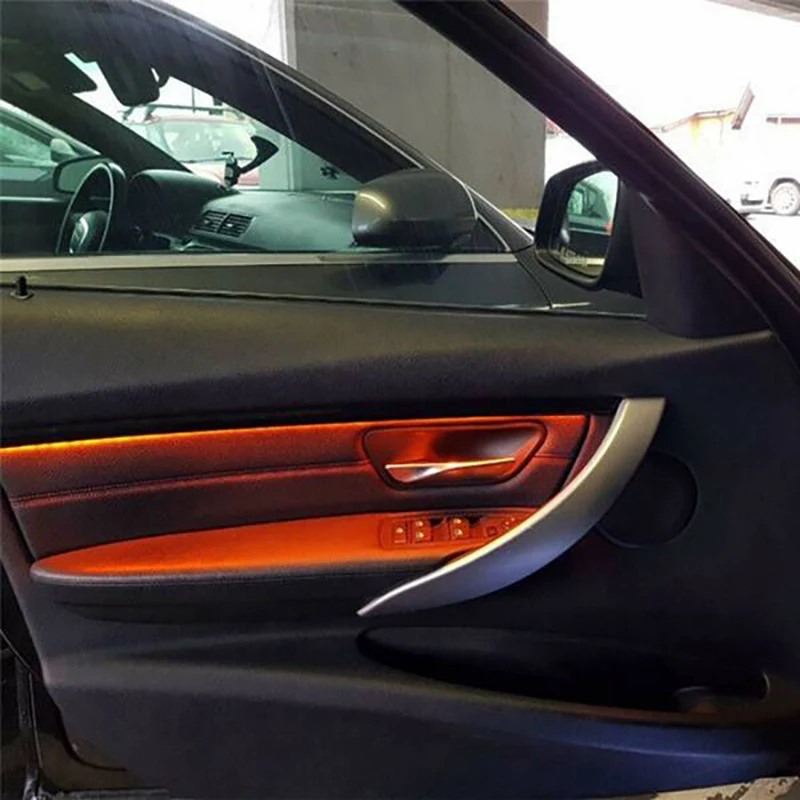 Interior Doors Panel LED Decorative Trims Lamp with Blue and Orange Colors Atmosphere Lights for-BMW 3 Series F30 12-18 | Автомобили и