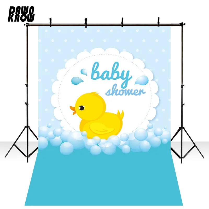 Фон для фотосъемки с изображением мультяшной утки дождя детей lv925|Фон фотосъёмки|