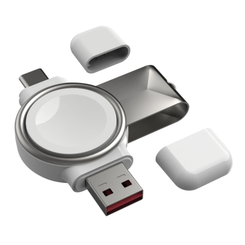 

The New USB Single-charge Watch Charger Is Suitable For Apple Watch Wireless Charging Type-C Dual-interface Watch Charger