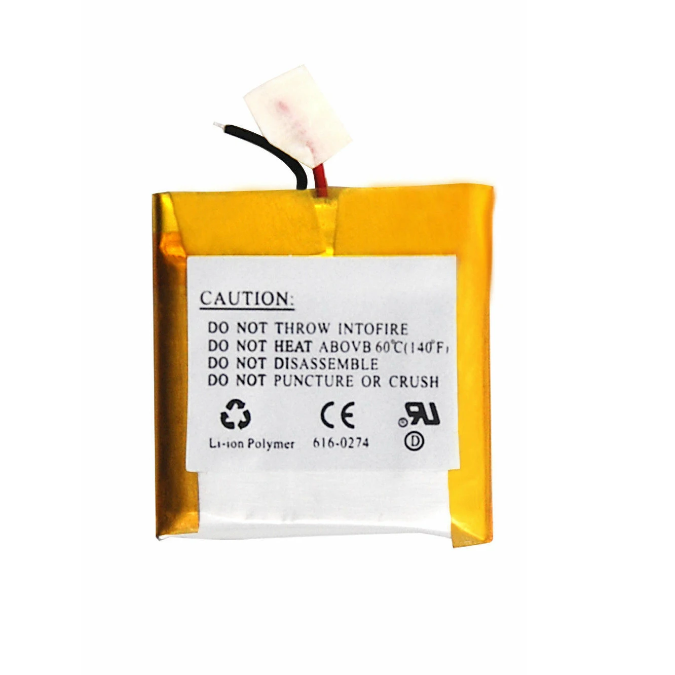 Сменный внутренний литий полимерный аккумулятор для iPod Shuffle 2 го