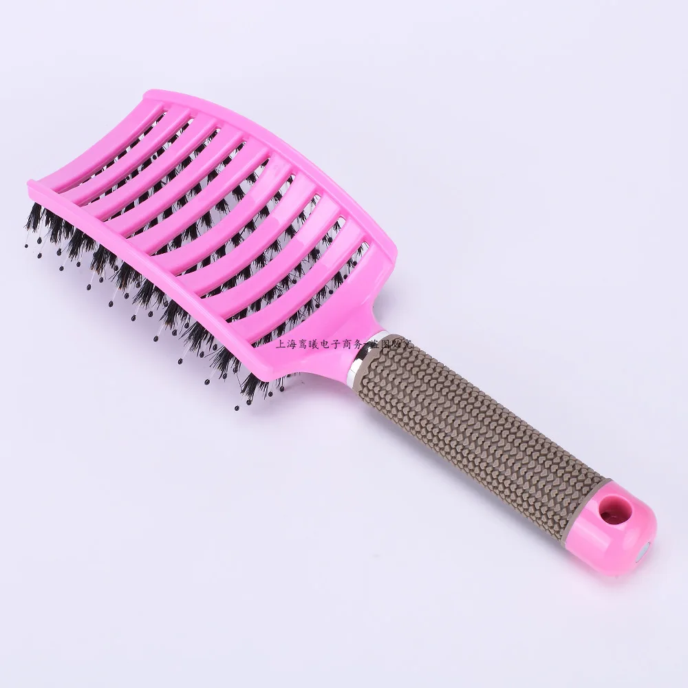 

1pcs Hairbrush Anti Klit Brushy Haarborstel Women Detangler Hair Brush Bristle Nylon Scalp Massage Tangle Teaser Hair Brush Comb
