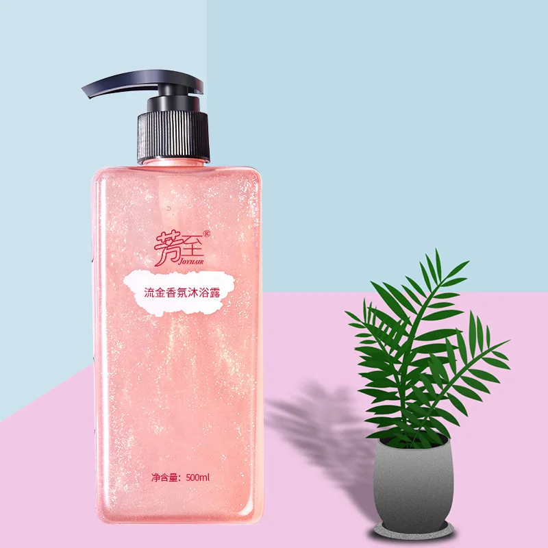 

Liquid gold bath lotion wash and protect fragrance bath gel 500ml