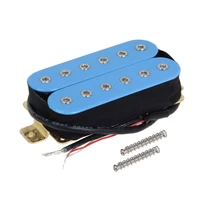 2 pieces blue humbucker pickup with screws for electric guitar accessories