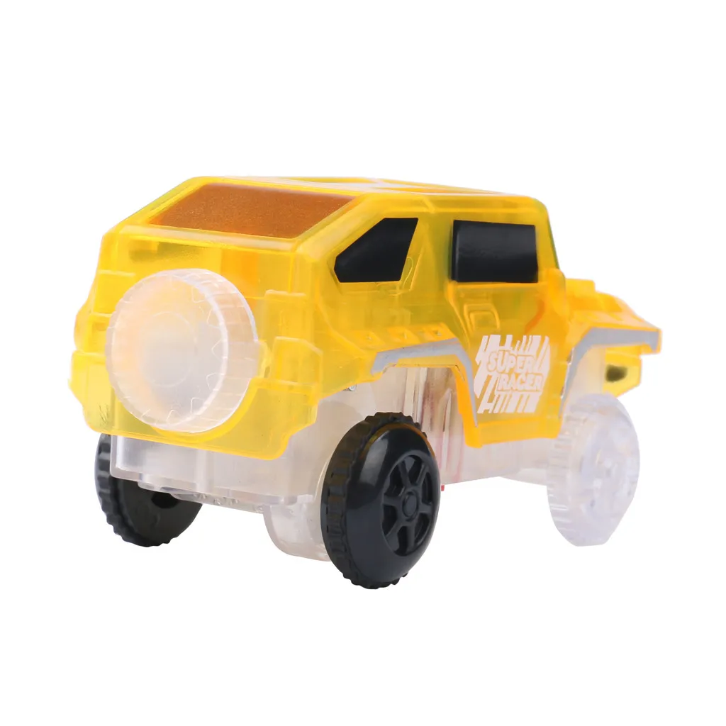 Электроника специальный автомобиль для волшебного трека игрушки с мигающими