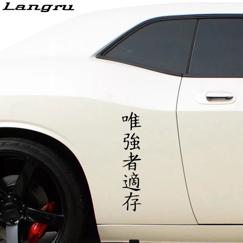 Langru 3 8*20 см персонализированный хироглиф выдерживает сильнейшие автомобильные