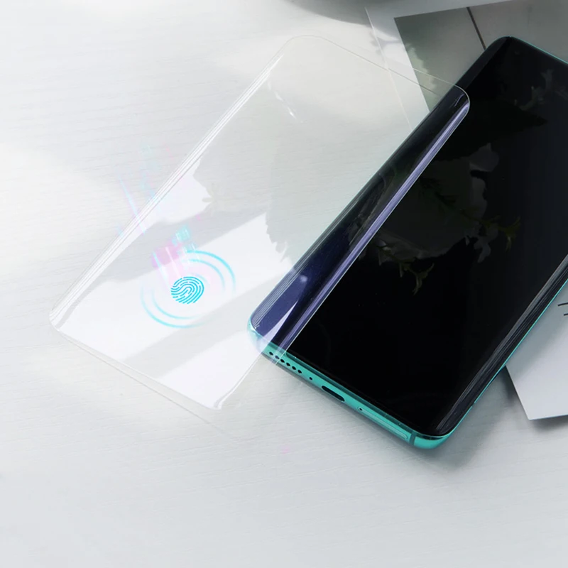 Нано-жидкое УФ-стекло для OnePlus 7 7T 8 Pro закаленное стекло Защита экрана полное