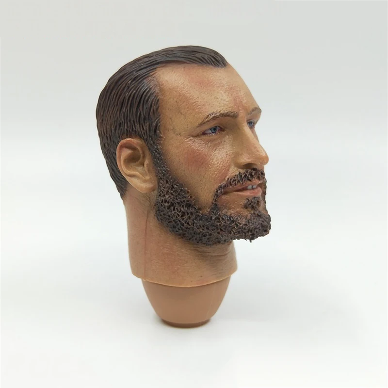 

1/6th WWII 1942 UD9003 British Colonel Mayne Royal Air Service Regiment Flare Man Male Head Sculpture For 12inch Doll Figures