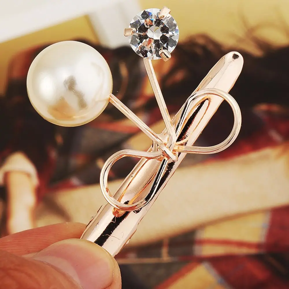 Женская заколка для волос с цирконием заколки-Вишенки бантом мини заколки