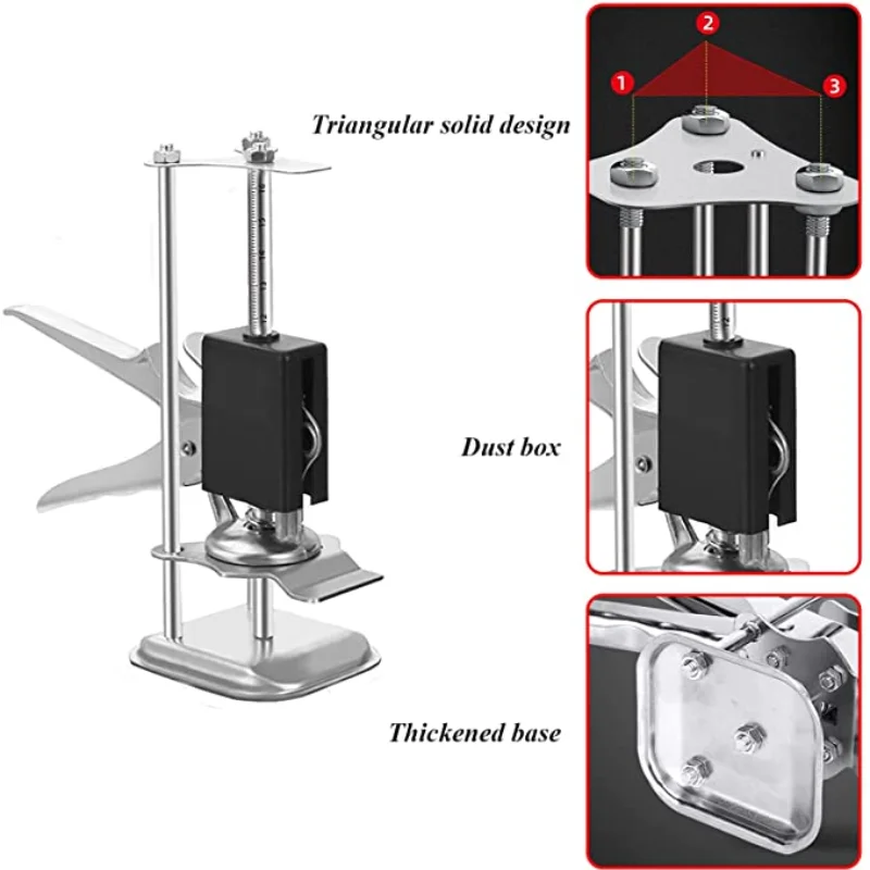 

Подъемник по высоте плитки, настенный подъемник, строительный инструмент, Регулировка по высоте, ручной экономичный рычаг, точный позицион...