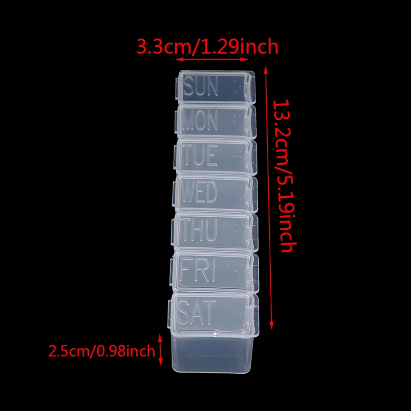 7 дней для слепых надписи нежный таблетки коробка хранения медикаментов