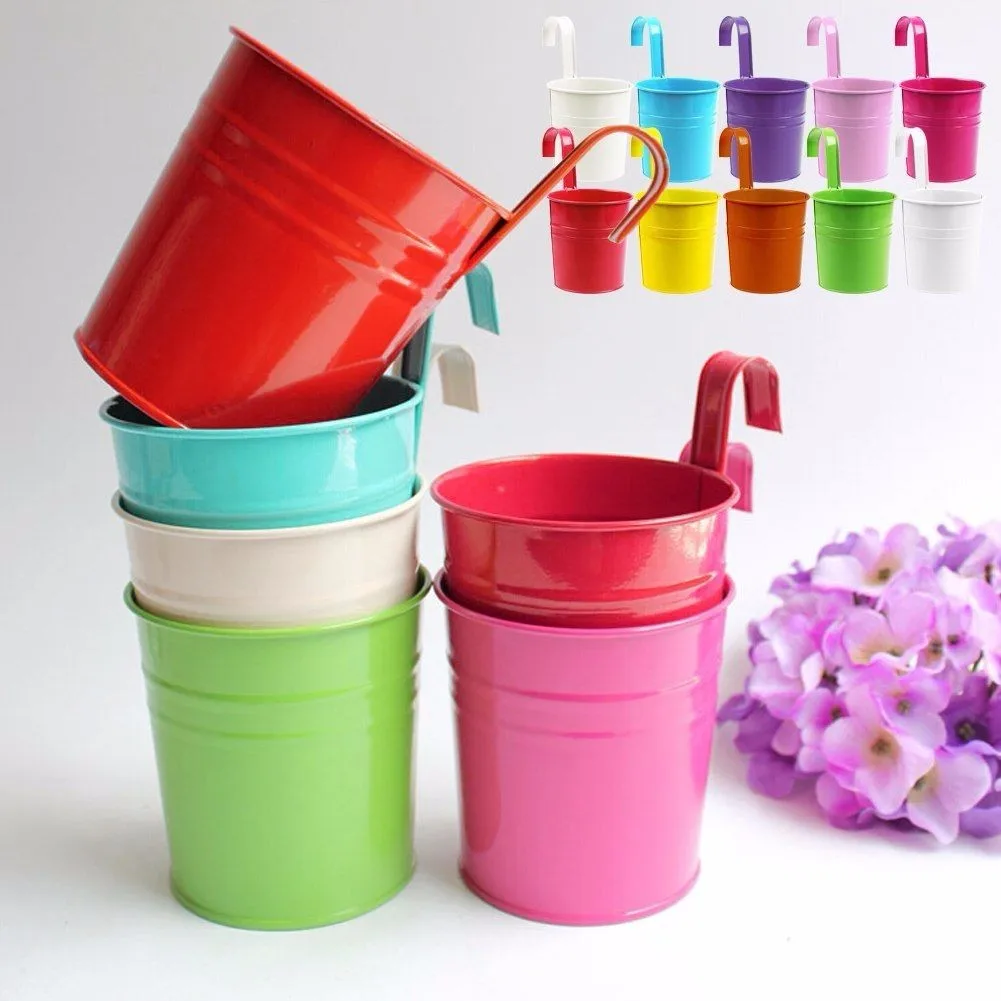 Металлические подвесные горшки для сада балкона настенное вертикальное