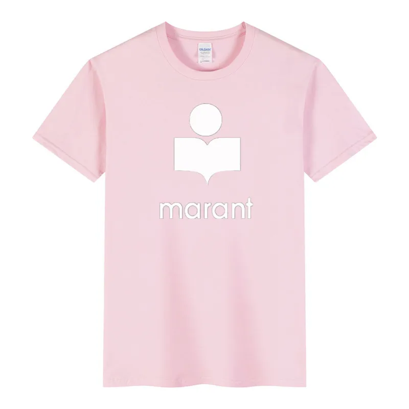 

New Summer Marant T-Shirt Men Women Oversized Cotton Harajuku T Shirt O-neck Male Causal Tshirts Fashion Brand Loose Tee