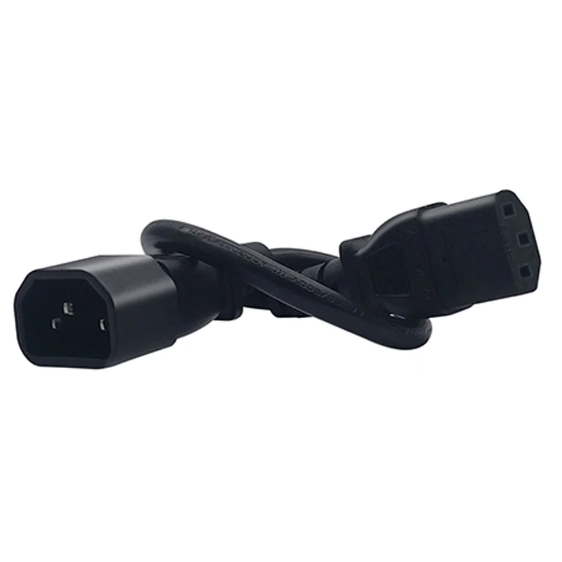 C13-C14 3M 3*0.75mm IEC 320 C13 TO C14 Male To Female AC Power Extension Cable Cord for PDU Chassis UPS 10A 250V |