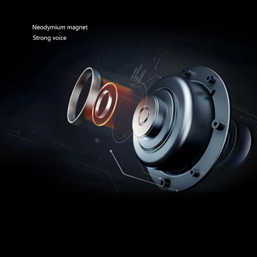 Wired Metal 3.5mm Earphones In-Ear Heavy Bass Dynamic Earphone With Mic For Xiaomi Huawei Phone HIFI DJ Earbuds | Электроника