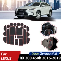 door groove mat for lexus rx 300 lexus rx300 200t 450h rx200t rx450h 20192016 anti slip rubber cup cushion accessories mats